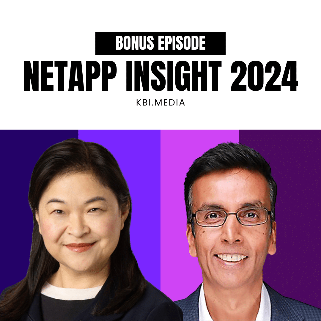 From NetApp INSIGHT – KB On The Go | Haiyan Song, Executive Vice President & General Manager, CloudOps and Sandeep Singh, Senior Vice President & General Manager, Enterprise Storage