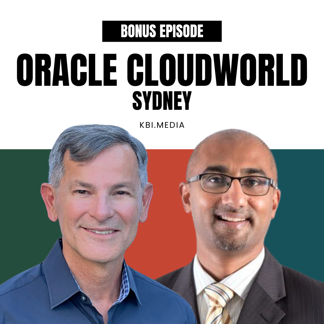 From Oracle CloudWorld Tour 2025 Sydney – KB On The Go | Juan Loaiza and Chris Chelliah