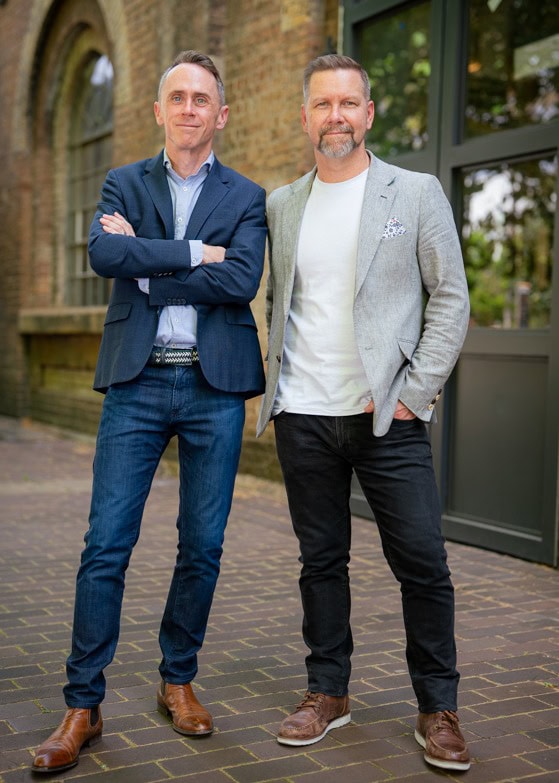 Brendan Connolly, Chief Operating Officer, and Toby Wilcock, CEO, at Cloudwerx