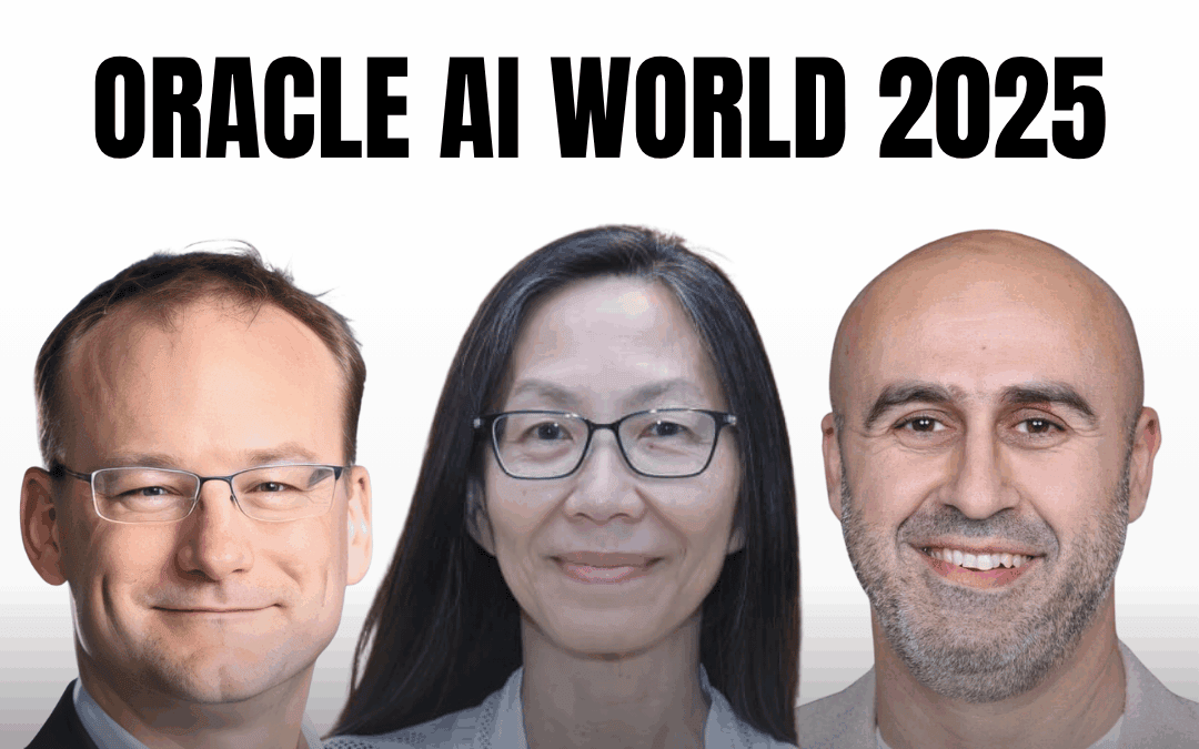 From Oracle AI World 2025 – KB On The Go | Jenny Tsai-Smith, Rand Waldron, and Arman Ashouriha