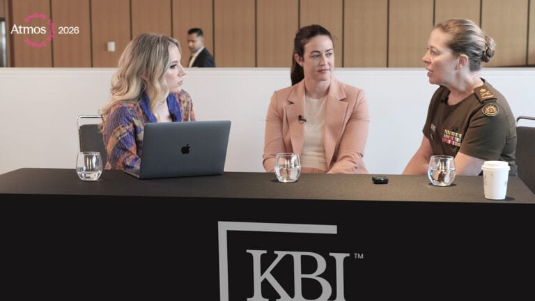 LTGEN Michelle McGuinness and Stephanie Way